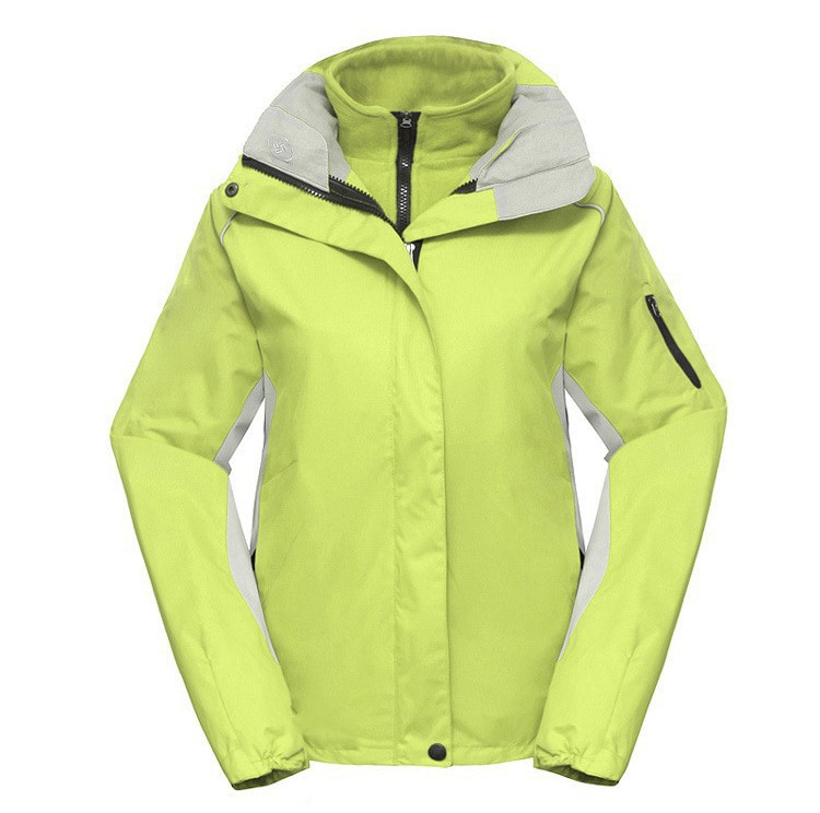 고품질 브랜드 여성의 야외 3in1 하이킹 캠핑 스키 재킷
